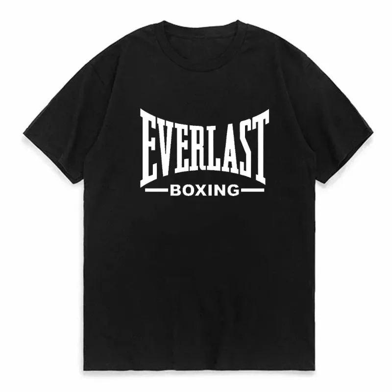 Plus Size EVERLAST BOXING Logo - Street Fashion Logo ulasan dan harga